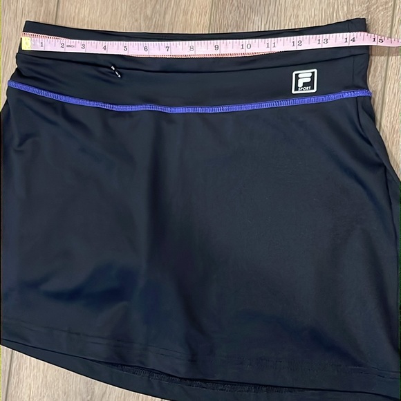 Fila Black Tennis Skort with Pink and Purple Accents Size Small - Picture 7 of 16